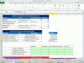 Excel 2010 Business Math 46: Calculating Equivalent Earnings For Different Pay Periods