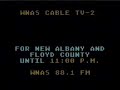 WNAS-TV 1990: \"Tornado Warning for Clark County\"