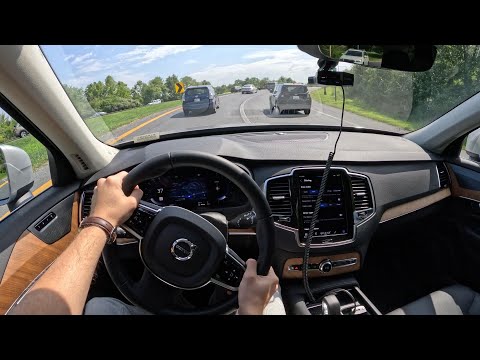 2024 volvo xc90 t8 recharge pov test drive  0 60
