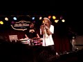 del performing at bb kings new york city 10/19/07.  rocking to the beat of 