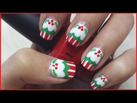 Christmas Cupcake Nails!!!