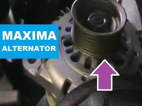 how to remove alternator infiniti qx4