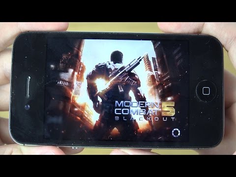 Modern Combat 5 iPhone 4S 4K Gaming Review