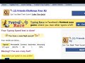Bebo / Facebook Typing Speed Application - 172 WPM Bebo / Facebook Typing Speed Application - 172 WPM