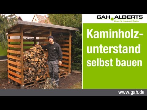 GAH Alberts Workshop - Bau eines Kaminholzunterstands