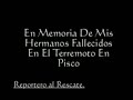 instantes del sismo terremoto pisco 7 9 peru   part01