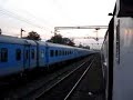 Another Parallel action..ASR Shatabdi with WAP-5 at UMB.