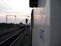 Another Parallel action..ASR Shatabdi with WAP-5 at UMB.