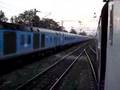 Another Parallel action..ASR Shatabdi with WAP-5 at UMB.