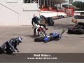 This programme follows a group of Spanish riders as they race motorbikes, pull stunts and perform outrageous tricks on two wheels.Over thirty bikes are used in the show, which features the best (and worst) driving you'll see anywhere!The Mad Riders thrash showroom bikes on 'test drives', crash scooters and race each other on busy roads and tracks.However, there are no serious injuries in this amusing, magazine-  style collection of on-road antics