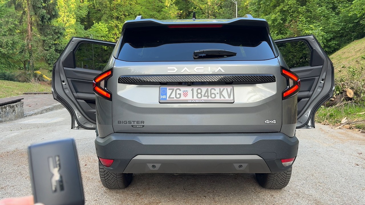 DACIA BIGSTER Hybrid-G 150 4x4 (2026) - PRACTICALITY test, TRUNK SPACE, CAMERAS (NEW POWERTRAIN)