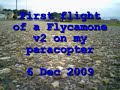 FCO v2 on paracopter first flight