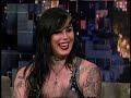 Kat Von D on Letterman