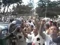 SANTOS BICAMPE�O- �nibus do Peixe chegando ao Morumbi (SHOW)