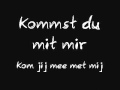 Tokio Hotel - Komm HQ (lyrics on screen German/Dutch)