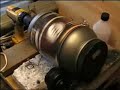 Home made ball mill, black powder production