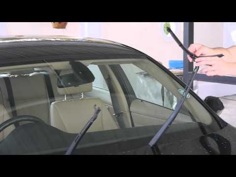 BMW e90 3 series install replace windshield wipers