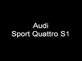 Sound of Audi Sport Quattro S1