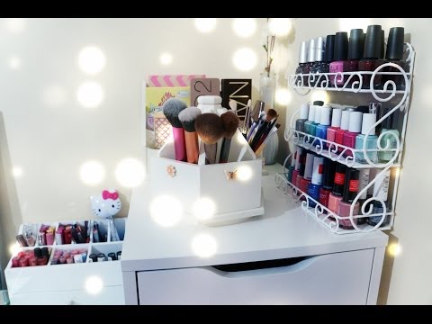 Yenilenen Makyaj Koleksiyonum 2013-Makeup Vanity Tour-Storage