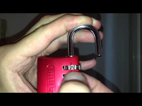 Zahlenschloss einstellen