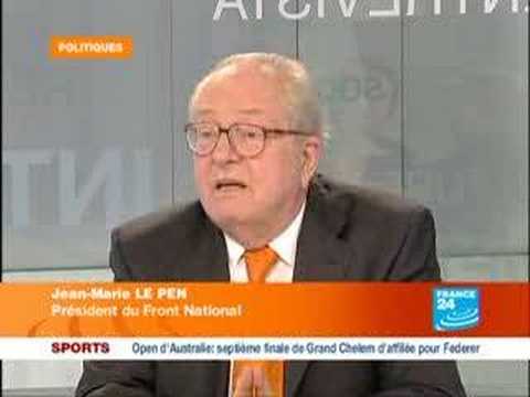 France 24 - Jean-Marie Le Pen interviewé