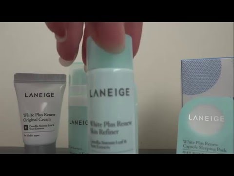 รีวิว ชุดทดลอง LANEIGE White Plus Renew Trial Kit 5 Iiems ขาวจัดหนักหลังปีใหม่กัน