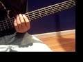 Tears Dont Fall Bass Cover