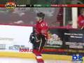 David Van der Gulik scores 185 foot goal on Matt Climie