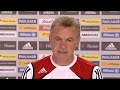 Hitzfeld vor dem Ligapokal Finale Hitzfeld vor dem Ligapokal Finale
