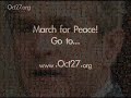On Oct. 27th: END THIS WAR
