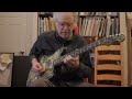 The Fretboard Journal magazine took a trip to Bill Frisell's Seattle home to talk pedals. As anyone who has seen Frisell perform over the years can attest, this is a musician who loves guitars, effects and mixing it up. Here, he puts his current setup through the paces for us. It's an up-close look at one of the guitar world's most important innovators. Frisell is quick to admit that his pedal board changes often -- new finds are always being tried out. He's also done plenty of recordings and live dates with no effects at all. Effects pedals heard in this video: Voodoo Lab Pedal Power 2 Boss TU-2 Ibanez TS-9 Tube Screamer (stock) TC Electronics Hall of Fame Electro-Harmonix Freeze Line 6 DL4 Wright Sounds Fuzz Stang Shown, but not used in the video: Electro-Harmonix Micro POG Way Huge Electronics Ring Worm Aguilar Audiolex Z.Vex Ringtone Frisell's custom Jazzmaster was built by JW Black, with custom art by Terry Turrell. The amp is a vintage Gibson GA-18.