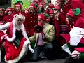 Carson Kressley Kisses Mrs. Claus