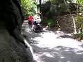 Mom on a scooter