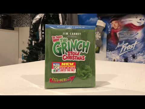 Dr Seuss how the Grinch stole Christmas Blu-ray unboxing