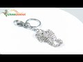 Scorpion Shaped Diamond Rhinestone Key Chain Keyring Pendant