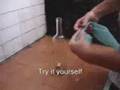Bouchon dans une bouteille