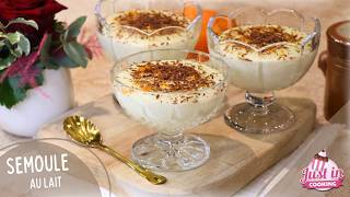 Recette de Semoule au Lait à l’Ancienne 😋 Texture Crémeuse et Goût d’Enfance 🥛