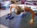 Darla Joann Fitness-4-You.com Demos Push Up/Pull Up Workout