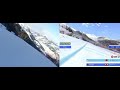 DER VERGLEICH: Halmkamerafahrt von Hans Knauss in Kitzbühel vs. ORF-Ski Challenge