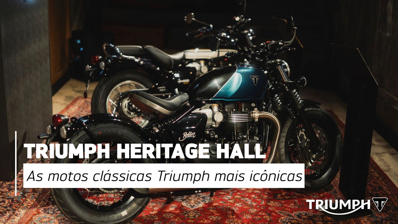 Tour pelo Heritage Hall: a história da Triumph em motos clássicas lendárias