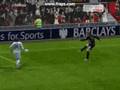 Kale ağına takılıp gol yiyen kaleci