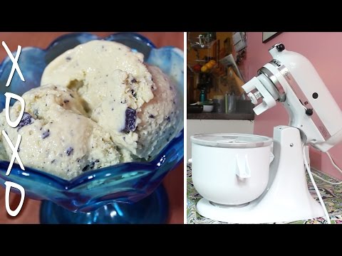 how to attach ice cream maker to kitchenaid