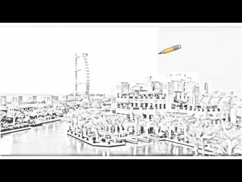 how to draw dubai