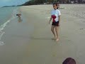 Justin mom beach