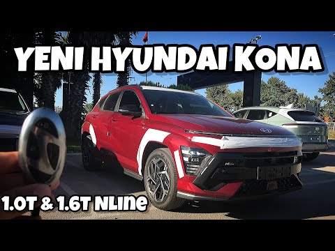 Yeni Hyundai Kona 1.0T & 1.6T Nline 2 Araç 1 Video Tüm Detaylar