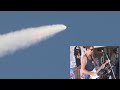 Live video footage of the launch of...