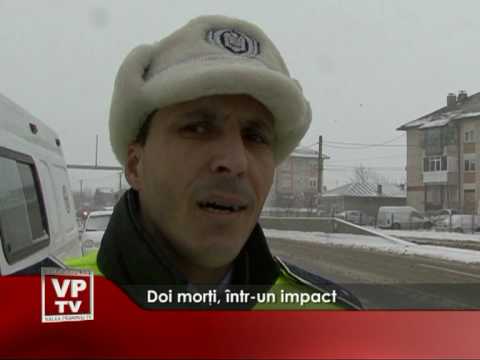 Doi morți, într-un impact
