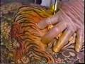 Horiyoshi is tattooing a backpiece