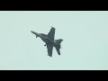 F/A-18 Flying Display in SIN F/A-18 Flying Display in SIN