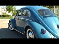 videos de Classic 1959 Smurf Blue VW Volkswagen Beetle Bug Sedan